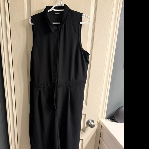 Black Jumpsuit Chiffon NWOT - Picture 1 of 3